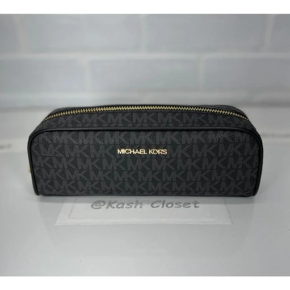 Michael Kors MK Giftables MD Makeup/Pencil Case - Black